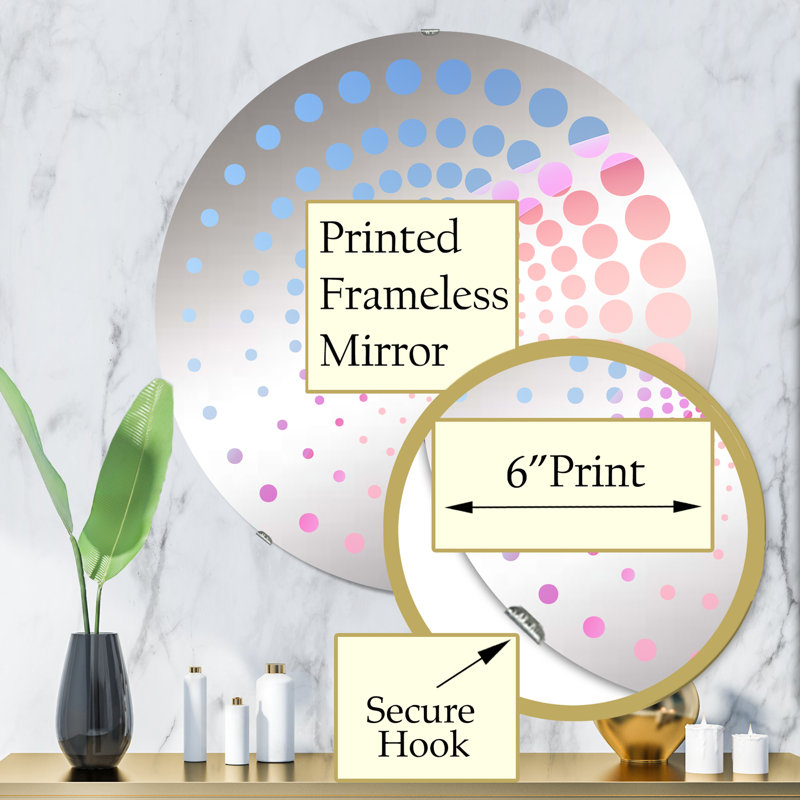 Circle Mirror, 31.4" x 31.4"