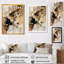 Brown Symmetry IV - impressions sur toile abstraites-2127843592-2127843632