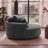 55" Wide Compression Swivel Round Pillow Back Sofa With Cotton Blend Upholstery Cushions Modern Comfy Lounge Sea-1788265065