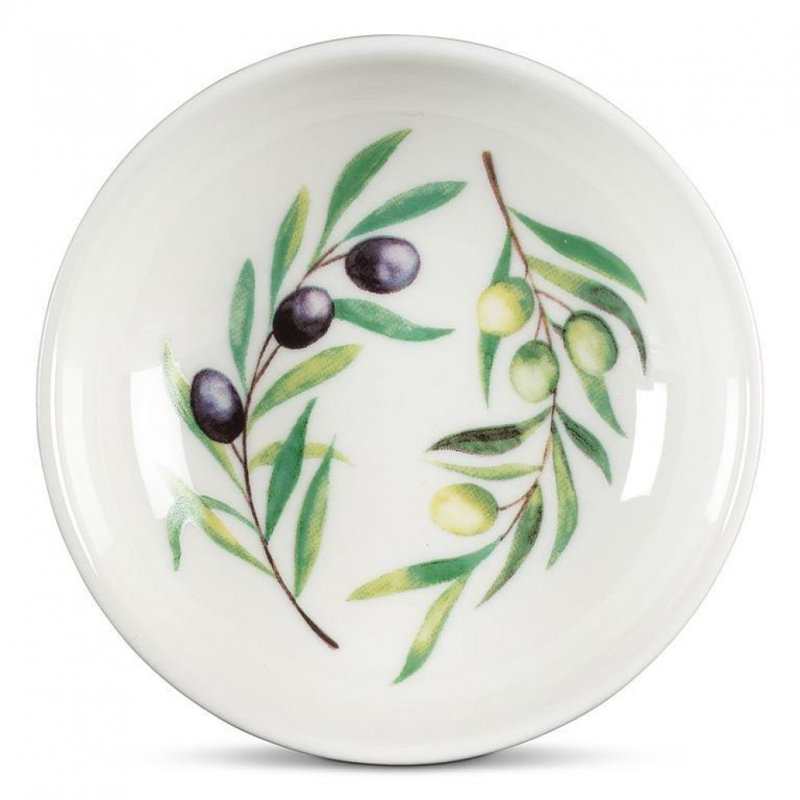 Small With Olive Branch Dish