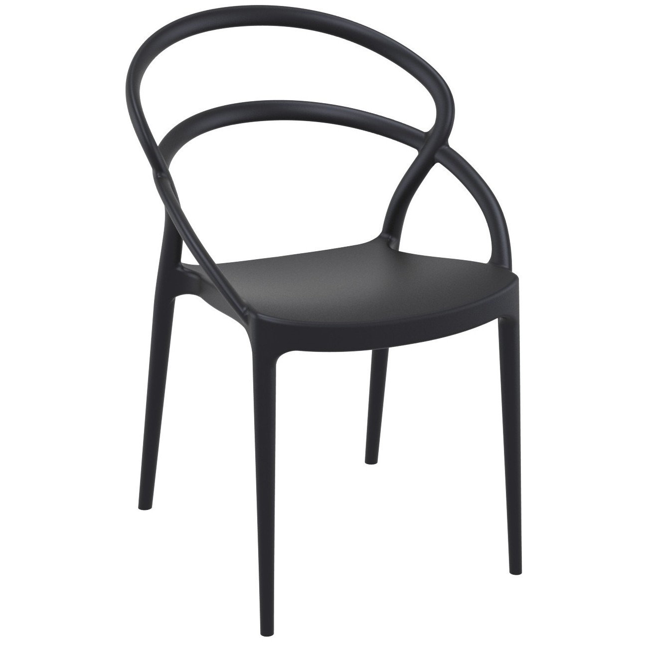 Farrah 2-Person Patio Seating Group, Black
