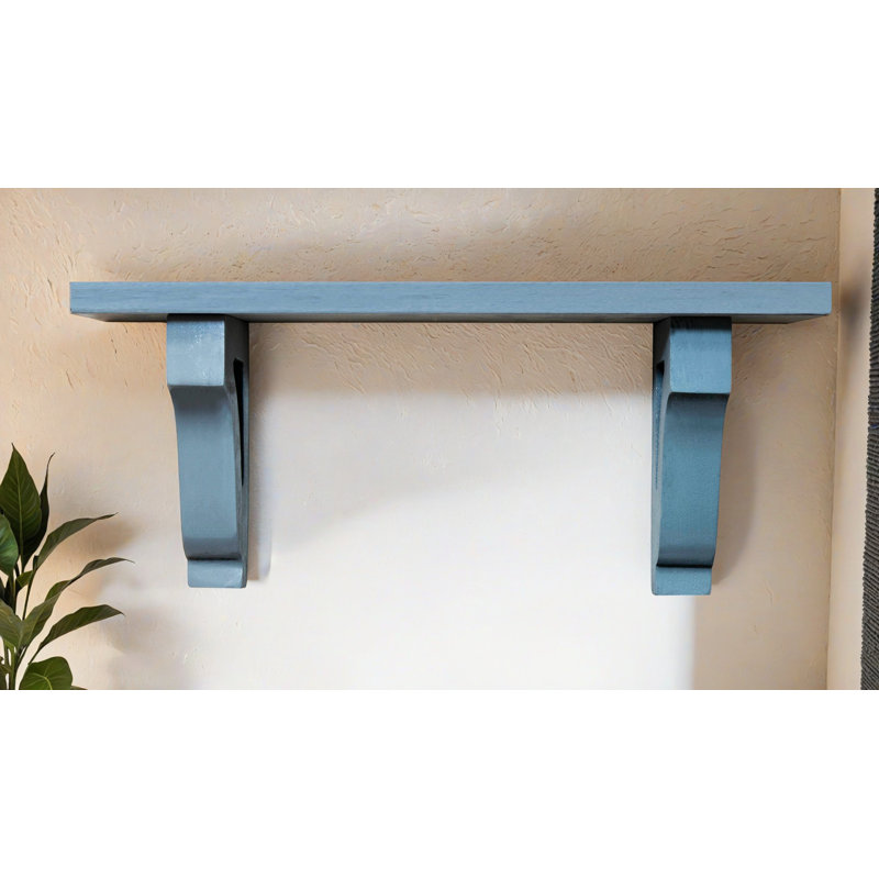 1" Shelves/W Corbels, 10" H x 40" W x 8" D