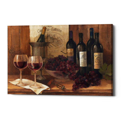 «Vintage Wine» par Albena Hristova, art mural sur toile
