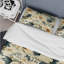 Ensemble de housse de couette floral beige et bleu avec pivoines antiques I-793303024