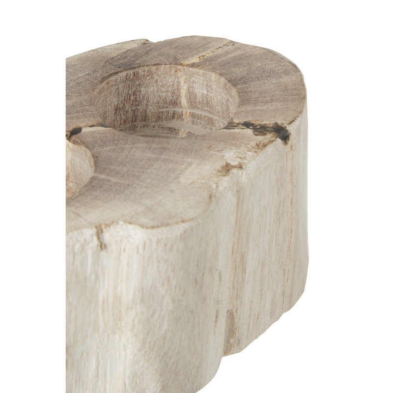Wood Tabletop Tealight Holder