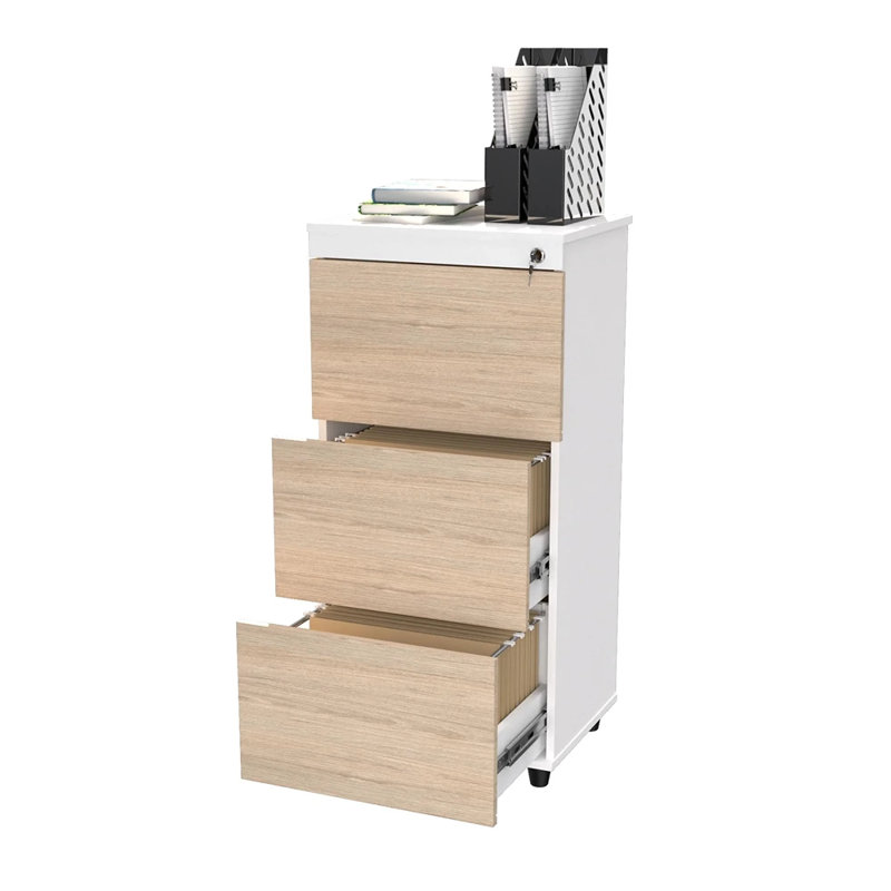 Hokku Designs Pyo 19.06'' Wide 3 -Drawer File Cabinet | Wayfair