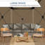 Tente de pavillon de camping 6x6FT-105122758