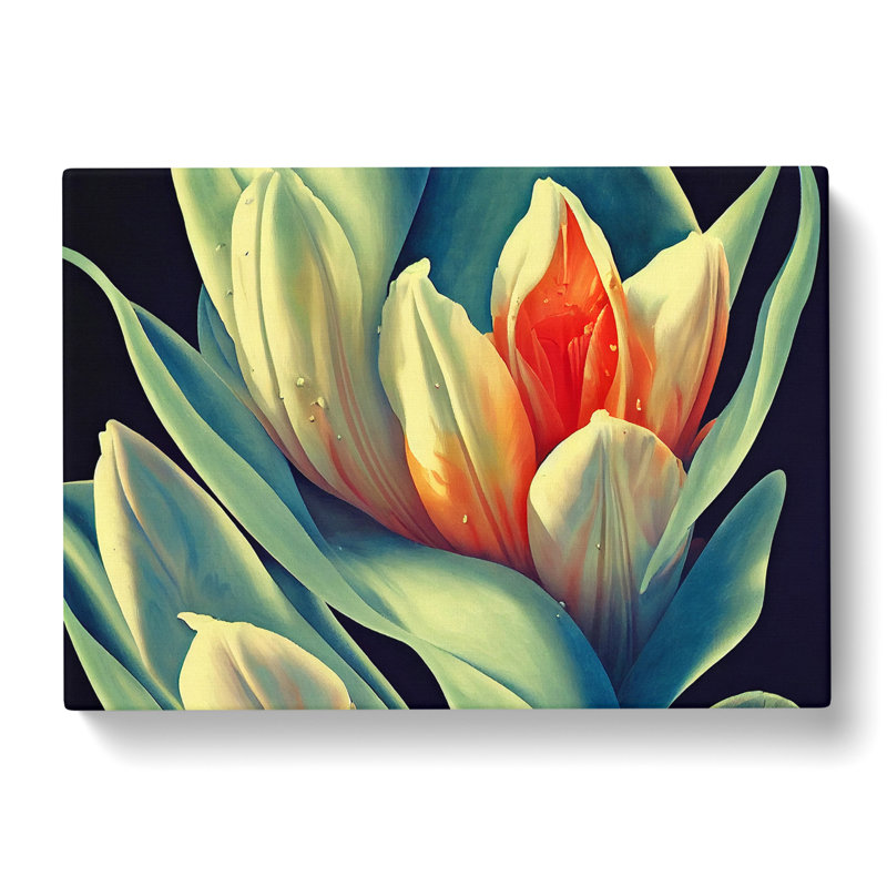 Staggering Flowers - Wrapped Canvas, 50cm H x 76cm W x 3cm D