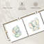 «Playful Baby Elephants Smudge» 3 pièces-455404682