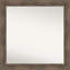 Miroir mural non biseauté en bois franc-2092002178