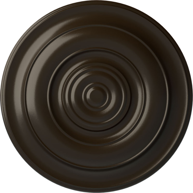 Médaillon de plafond Niobe 18 "x P 1 1/2" (convient aux auvents jusqu'à 8 5/8 "), Pierre de foyer
