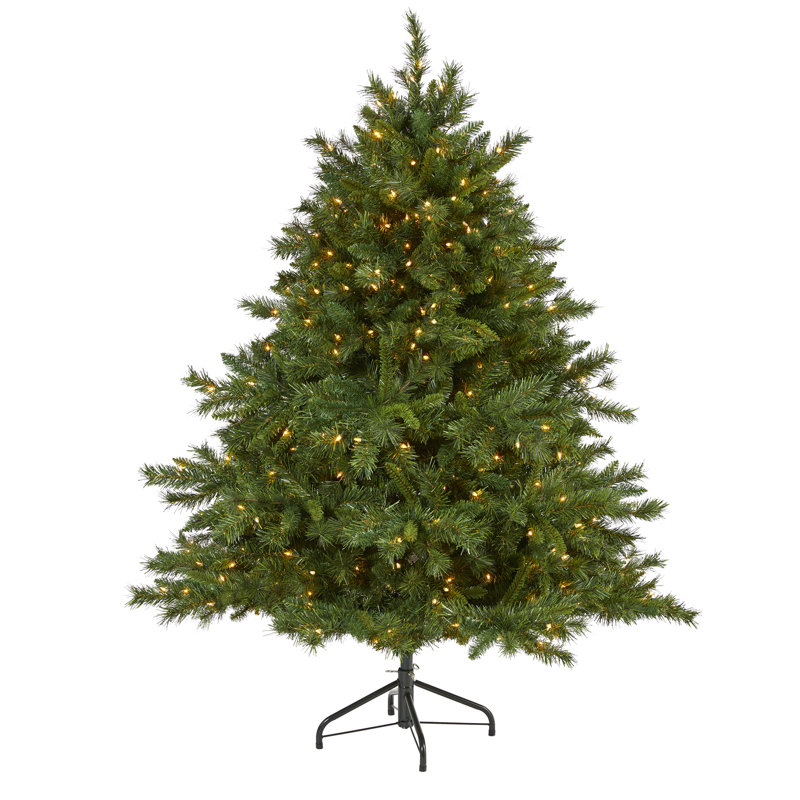 Lighted Artificial Christmas Tree, 6' H