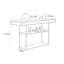 Console en acrylique transparent à base transparente-2120105592