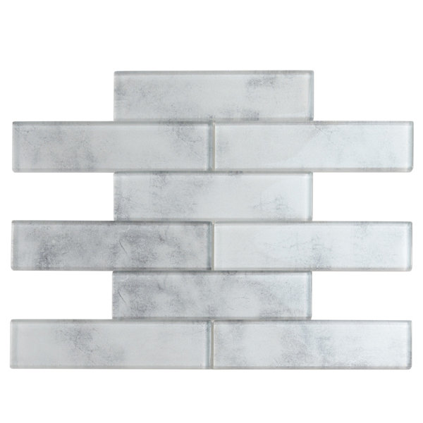 2X8 Subway Glass Mosaic Tile