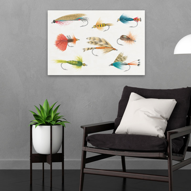 Contemporary Gone Fishin I, 24" H x 16" W