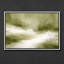 «Modern Modern Green Landscape with Flowing Line Accents», art mural encadré-716957468-716957464