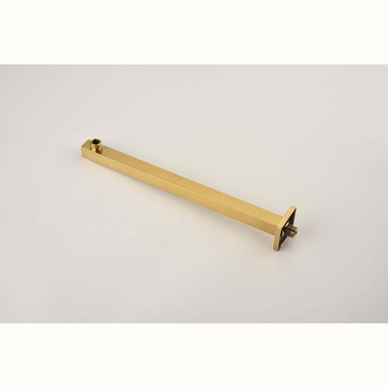 Complete Shower System with Rough in-Valve, Brushed Gold