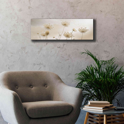 'There is Beauty in Simplicity' by Lori Deiter, Canvas Wall Art, 36" x 12"