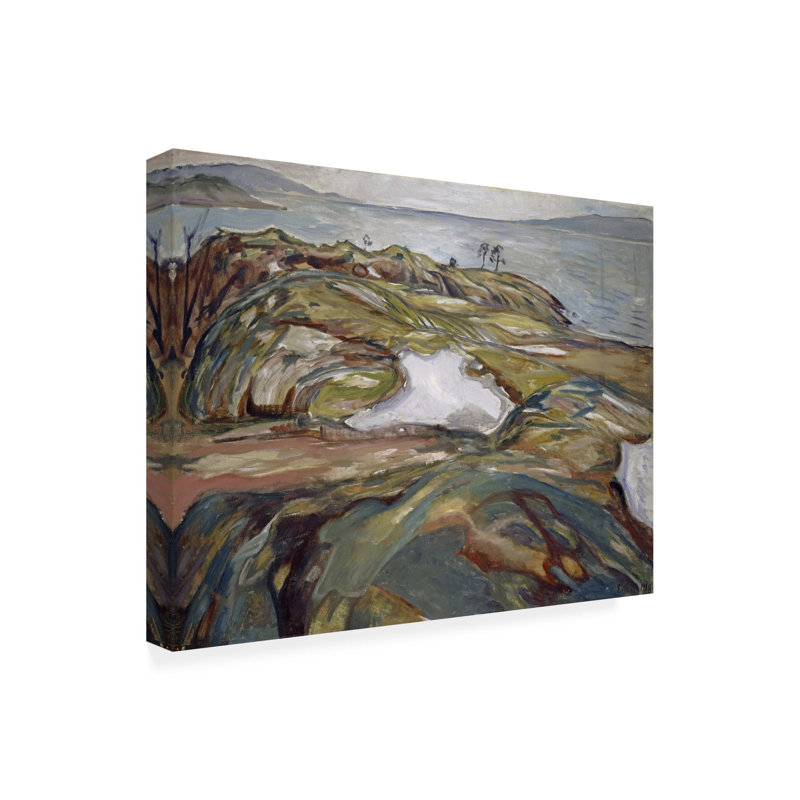 «Munch Colorful Landscape II» sur, H 18 po x l 24 po