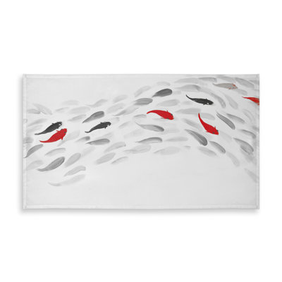 Swimming Fish Wave Tablecloth | Indoor/Outdoor Home Decor