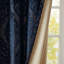 Rideau tricoté en jacquard damassé occultant avec œillets (seulement 1 panneau PC)-223849678-223849674