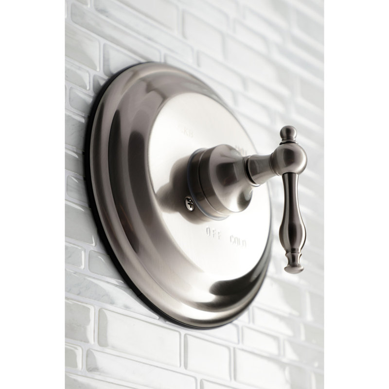 Kingston Brass Single-Handle Pressure Balanced Shower Faucet, Brushed Nickel