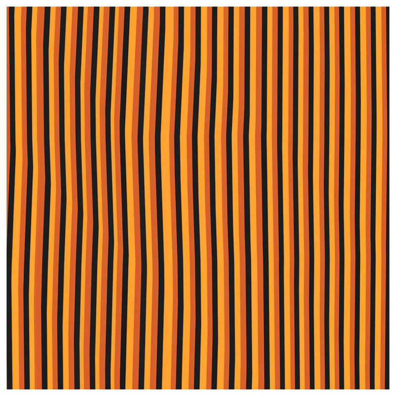Rideaux de fenêtre orange à rayures noires, voilages et voilages à motif - 1 panneau, 50 po x 92 po - 1 panneau, Blocage