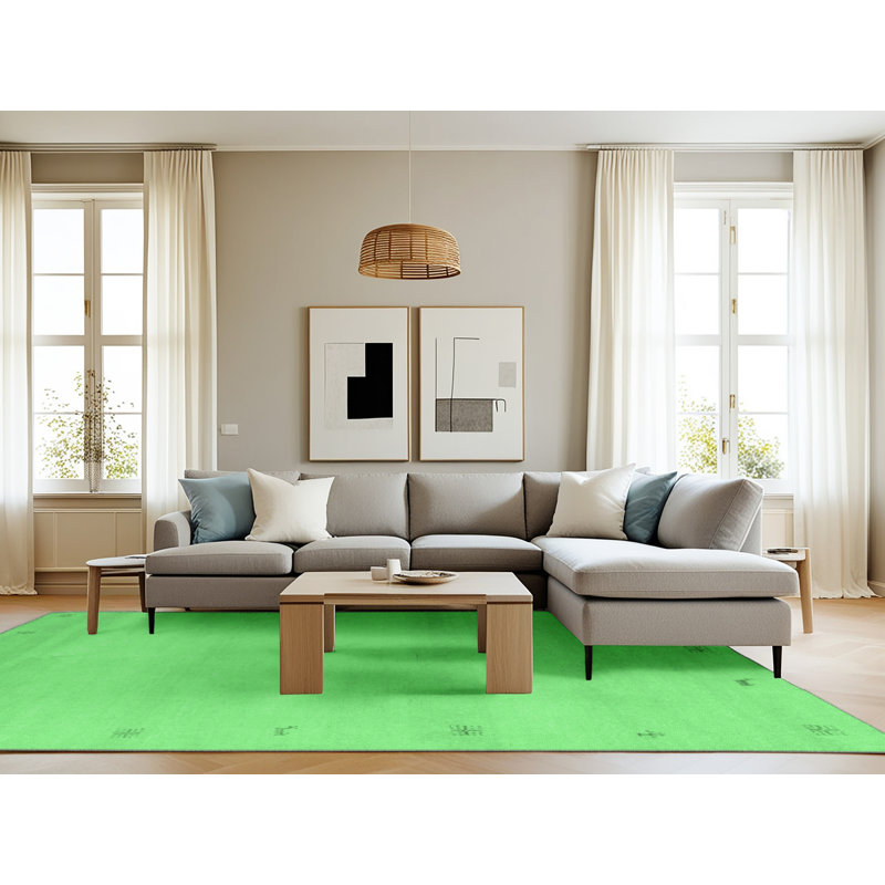 Washable Abstract Indoor Rug, Rectangle 8' x 10'