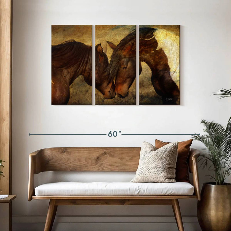 Brampt Best Friends, 28" H x 45" W