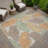 Machine Washable Indoor/Outdoor Braegger ACN2348 Botanical Rug-1601041736