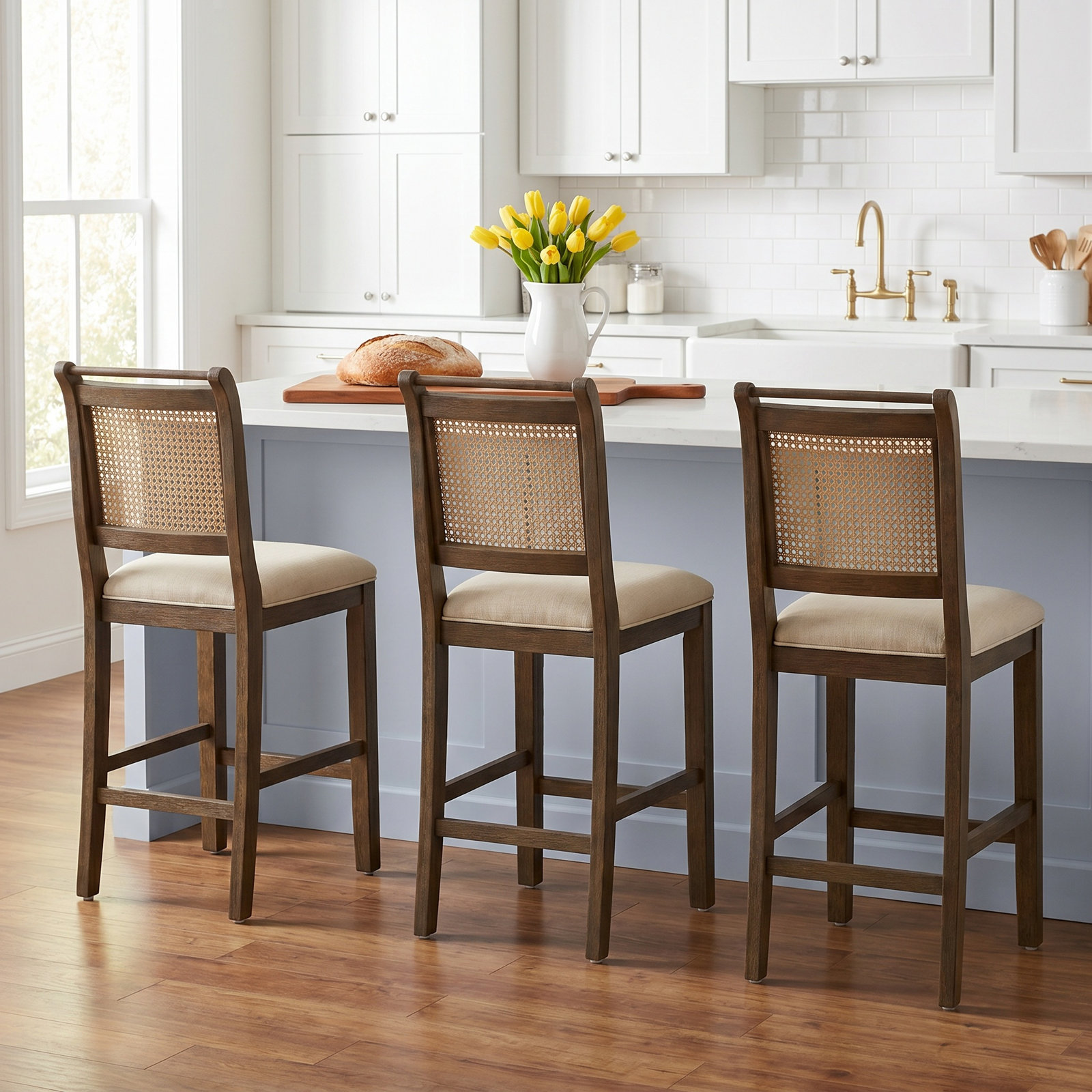 Jill 26.5 " Bar Stool, Wire Brush Espresso