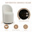 Upholstered Kitchen & Dining Room Barrel Chair, Mid Century Modern Round Velvet Dining Chair, 360 Degree Swivel Comfy Armless Accent Makeup Vanity Side Chair for Bedroom Living Room-1720828872-1726629062