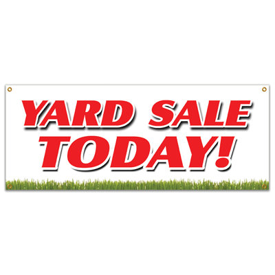 Enseigne de Yard Sale Today