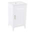 Meuble-lavabo simple 20,3 po avec plateau en céramique-106503457