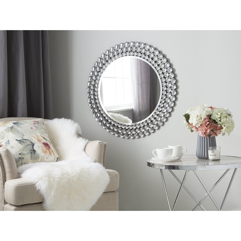 Jaidyn Wood Flat Wall Mirror