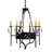 Gina 6 - Light Dimmable Geometric Chandelier
