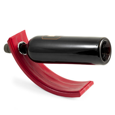 Glasscock Solid Wood Tabletop Wine Bottle Rack