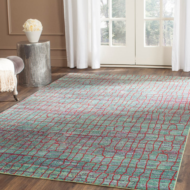 Chantae Valencia Performance Geometric Rug, Rectangle 9' x 12'