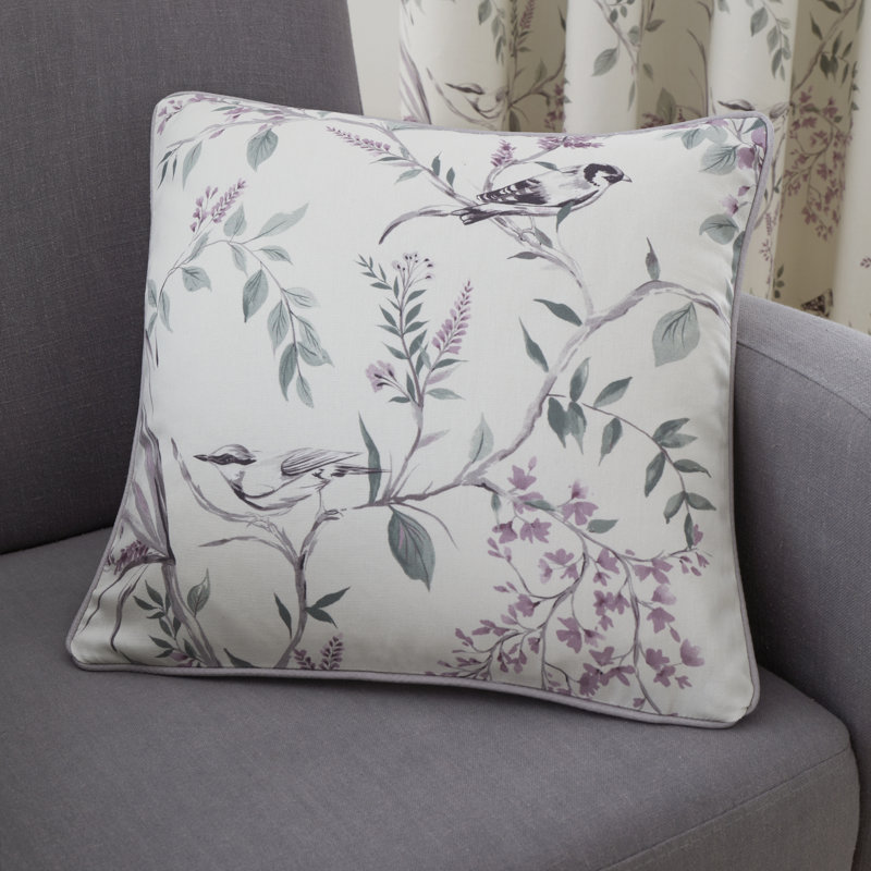 Jazmine Floral Square Cushion, Polyester
