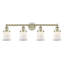 Petit luminaire pour salle de bain 4 lumières Cailen de la collection Edison-96057589-71799722