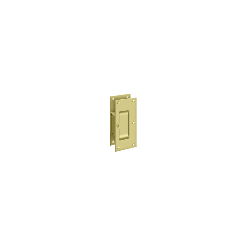 Brass Shutter / Door Accessory, Polished Brass