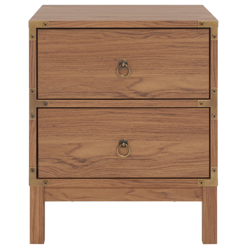 Table de chevet 18,5 po Alfano, Brun