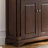 Nut-brown Solid Wood Shoe Storage Bench