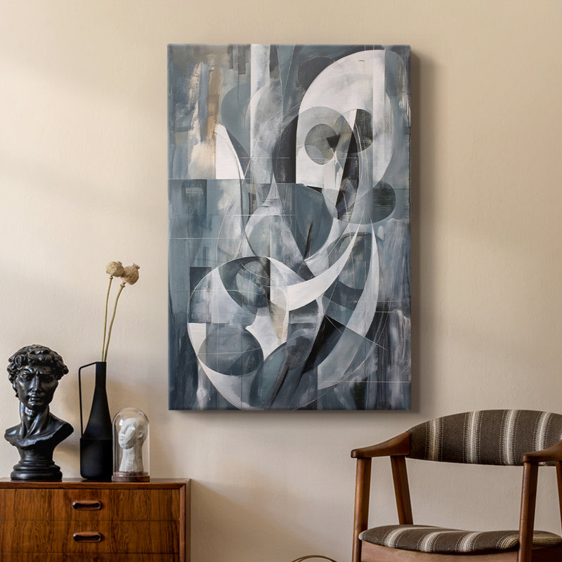ABSTRACT Series CDL XXXIV - Cavas de galerie sur mesure, H 12 po x l 8 po