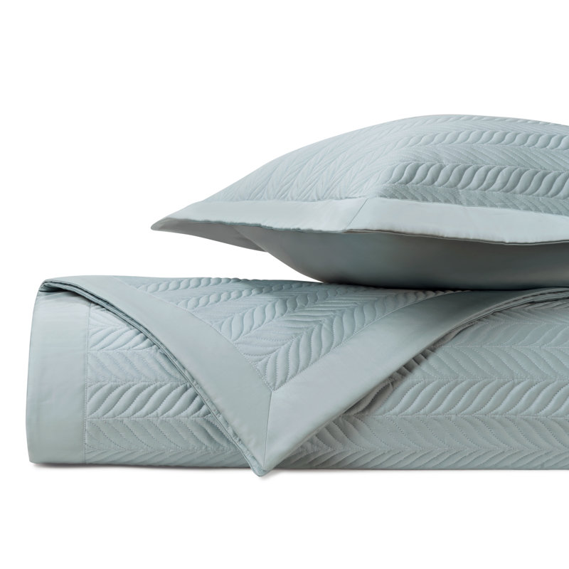 Egyptian Certified Cotton Coverlet Set, Sion, Queen Coverlet + 2 Standard Shams