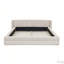Chenille Upholstered Bed Frame with Thick Fabric-646489217