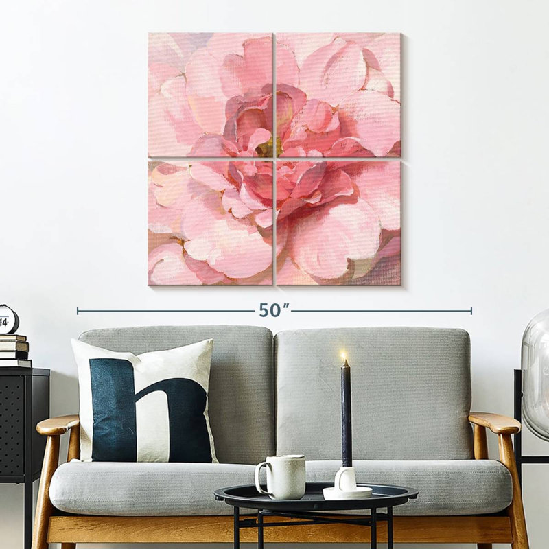Pivoine Harnek Blush, H 32 po x l 32 po