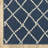 Aganlane Nautical Rope Lattice Navy/ Ivory Indoor/Outdoor Area Rug-1597992683