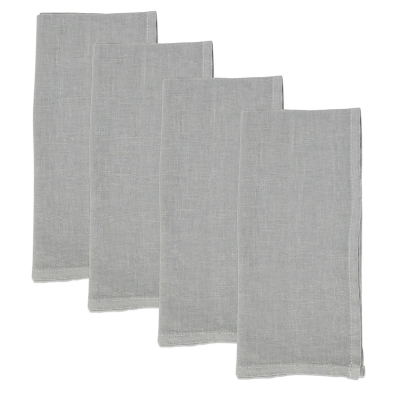 Serviette de table Caliban Crisp And Classic (ensemble de 4) 20S, gris