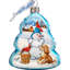 9'' Handmade Glass Holiday Shaped Ornament